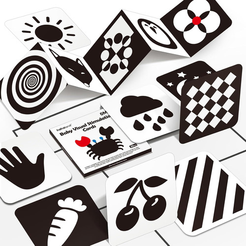Carte bianco nero neonati - bianco, e